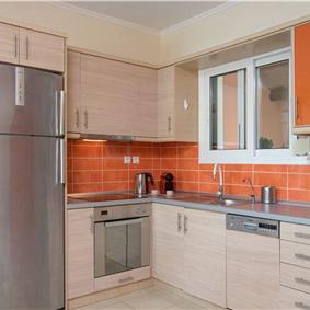 3 bedroom villa with pool and sea views in Barbati, Corfu, sleeps 8